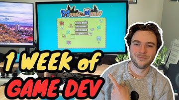 A week of game dev (getting my game playtestable!)