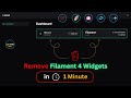 🗑️Remove Default Filament Dashboard Widgets in 1 Minute | Clean Up Filament 4 Admin Panel
