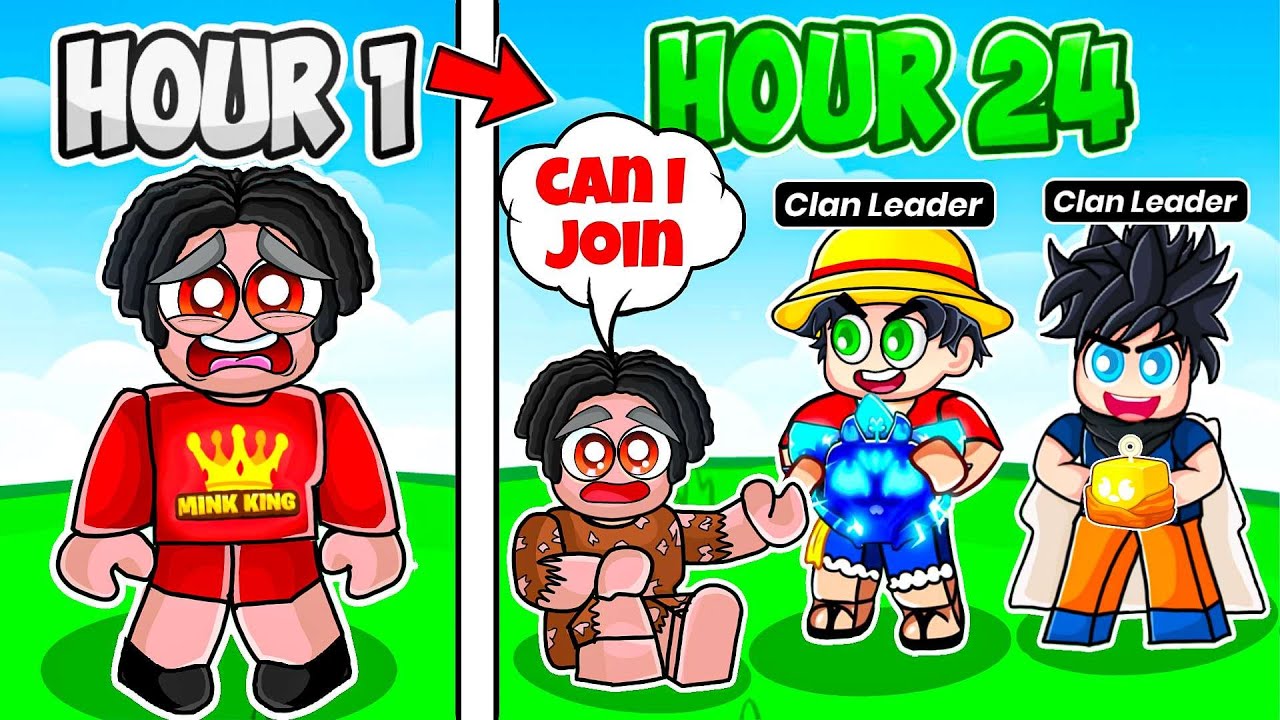 I Spent 24 Hours TRYING To Join A Blox Fruit Crew! (Roblox Blox Fruits)