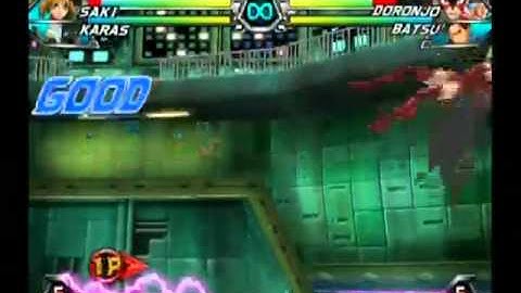 TvC UAS Saki/Karas double unblockable reset setup (50.626 potential billion damage total)