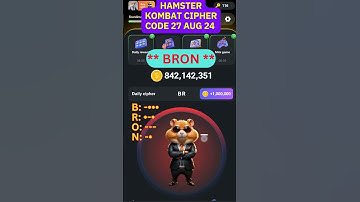 Hamster Kombat Daily Cipher Code | 27 AUG | Unlock 1M Coins #HamsterKombat 🐹🔥 #ciphercodes