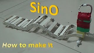 How to make SinO – A Wave / Worm Robot