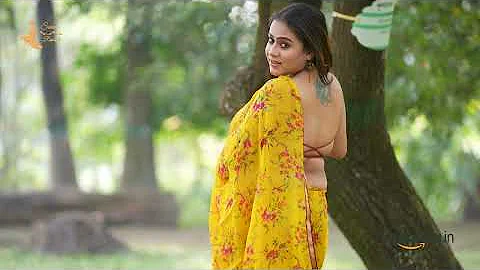 Bunny Creation Feat. Sarika | Yellow Chiffon Saree | Amazon India | 2024