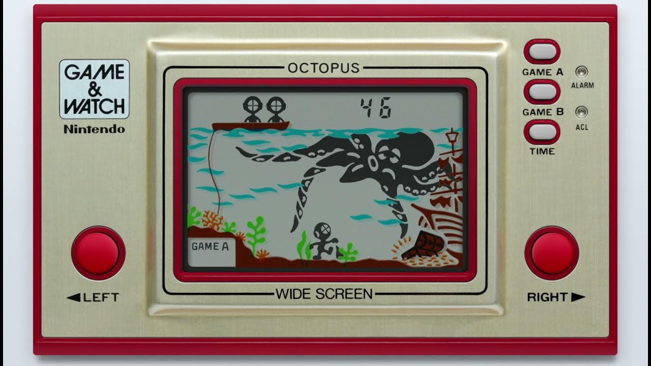 Game & Watch: Octopus [Handheld Longplay] (1981) Nintendo