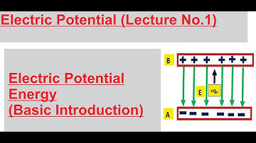 Electric Potential energy(Basic Introduction)
