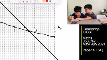 Solving Complete Past IGCSE Maths Papers - Cambridge Maths Paper 42 May/June 2021 | The Chuah