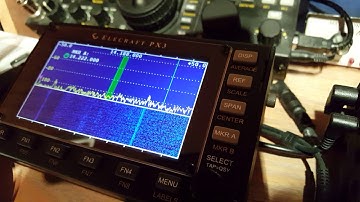 GW0ADC QSO with SP4WRF qrp using KX3 and Alex Loop indoor