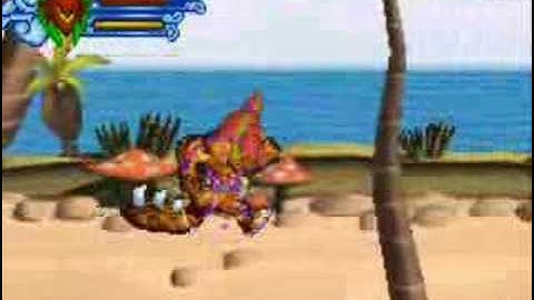Crash of the Titans gameplay GBA Bandicoot Beach part 2