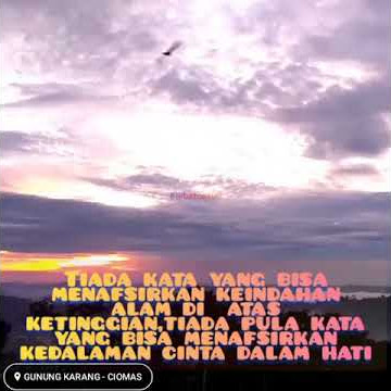 #story' WA, keindahan#gunung karang