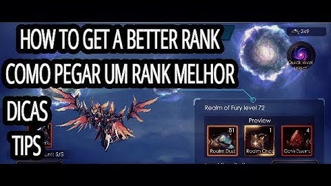 Legacy of Discord - Realm of Fury - 3 Tips/Dicas para um rank melhor