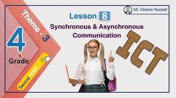 ICT grade 4 Theme 3 Lesson 8 Synchronous and Asynchronous Communication