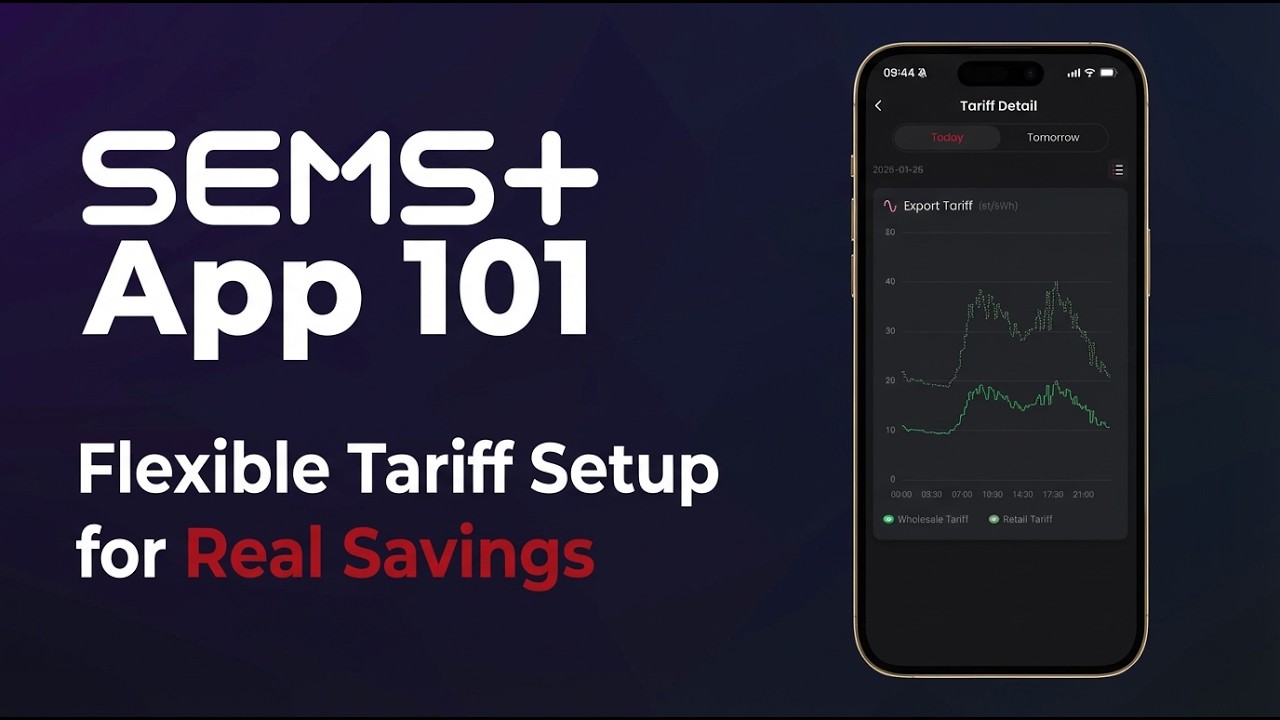 SEMS+ App 101 EP02 | Flexible Tariff Setup for Real Savings - YouTube