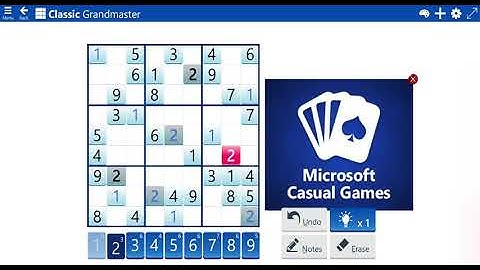 I play microsoft sudoku on grandmaster difficulty