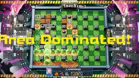 [672] Super Bomberman R Online, Dominating First Area in 36 Seconds! A Record?