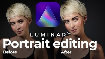 Luminar AI portrait editing