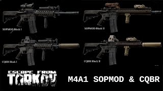Escape From Tarkov M4A1 Sopmod & Cqbr