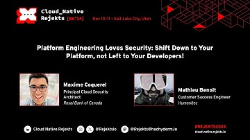 Platform Engineering Loves Security: Shift Down to Your Platform, not Left to Your Developers!
