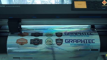 [Ánh Vàng] Hướng dẫn cách cắt bế liên tục bằng Barcode trên máy cắt Graphtec CE7000