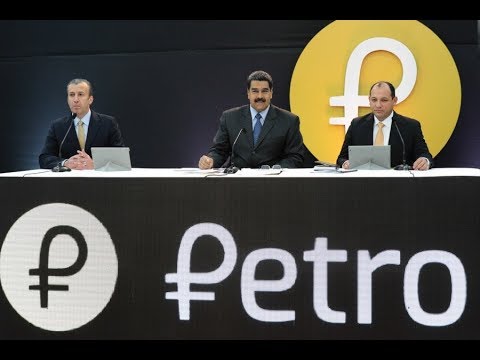 El Petro (criptomoneda venezolana), acto de lanzamiento con el Pdte Nicolás Maduro