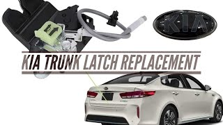 Kia Trunk latch release mechanism replacement ' Trunk Wont Close Fix'