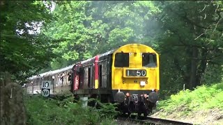 Severn Valley Railway Spring Diesel Gala 2024 - Trains at Northwood Halt 18/5/2024