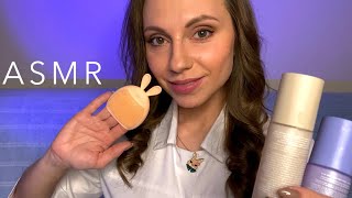 АСМР Уютный КОСМЕТОЛОГ • НЕЖНЫЙ ПИЛИНГ и УХОД ЗА ЛИЦОМ • 10000% МУРАШКИ! ASMR Cosmetologist