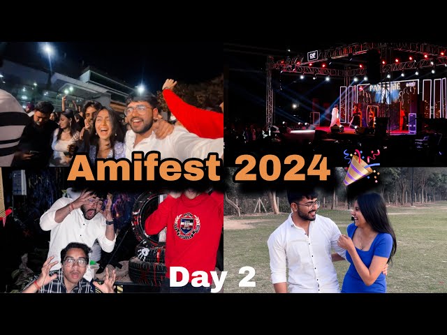 Amifest 2024 // dj night // Day 2 // Amity University//