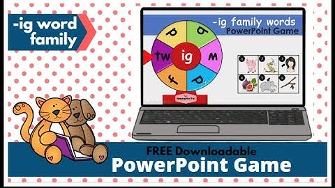 FREE PowerPoint Game |-ig Word Family | Reading Practice