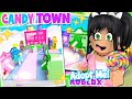 Insane *CANDY TOWN* 🍭 ADOPT ME Glitch Build Tour Roblox