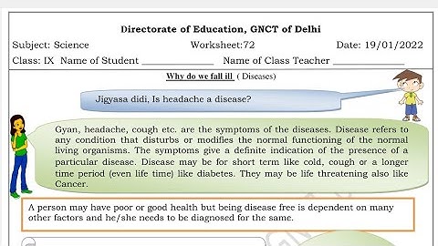 Science Worksheet 72 Class 9 (19/1/22)English Medium /Worksheet 72 Science Class 9/ Worksheet Sci 72