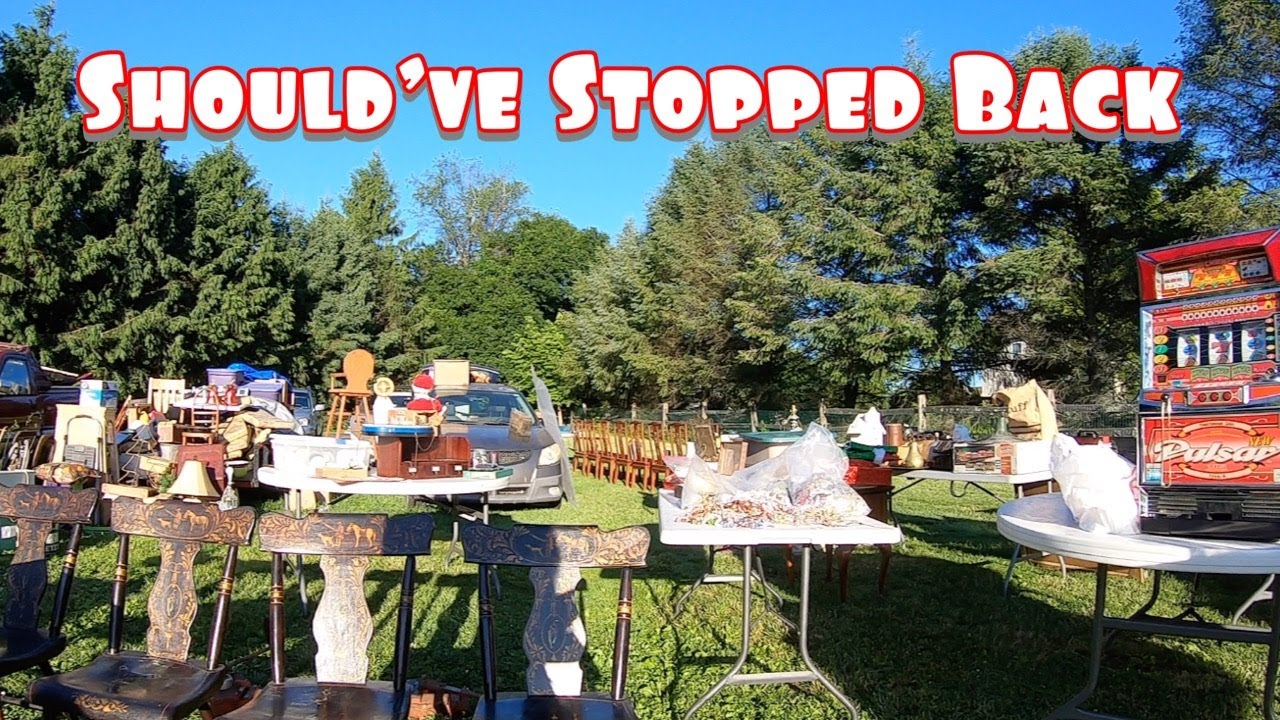 A Random Monday "Picker's Dream" Yard Sale Shop Around With Me YouTube