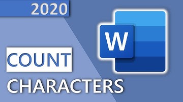 Character count in Word (and word count) in 1 MINUTE (HD 2020)