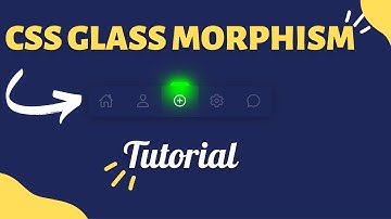 Glassmorphism Hover Effects with Magic Line Indicator using CSS & Javascript | CSS Glassmorphism