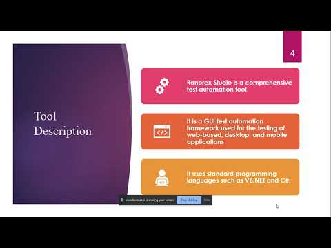 Ranorex - Automated GUI Testing Tool Lecture - By Faryal Raza Bhatti