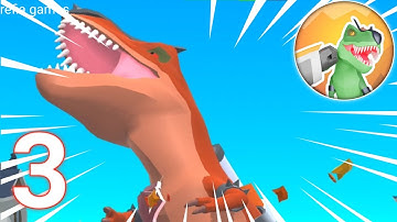 Mechangelion : Robot Fighting - Gameplay Walkthrough Part 3 Defeat Mechatyrex iOS/Android