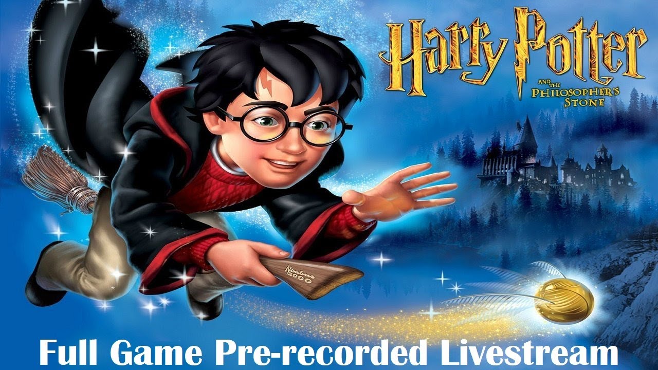Harry Potter and the Philosopher's Stone PS2 STREAM - YouTube