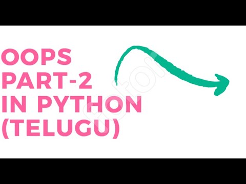 OOPS PART 2 IN TELUGU - YouTube