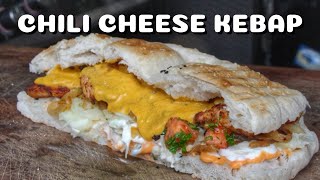 CHILI CHEESE CHICKEN KEBAB SANDWICH - THE BEST CHICKEN KEBAB at HOME - 0815BBQ - International