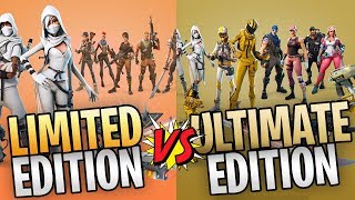 FORTNITE - Everything You Get From The Limited And Ultimate Editions In Save The World