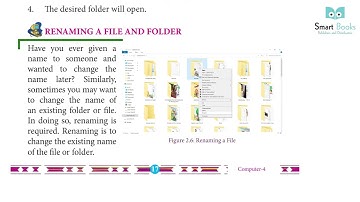 Class 4 Computer Chapter 2 Organizing Files & Folders |  Smart Book Publisher