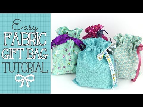 Video: How To Sew A Simple Gift Pouch