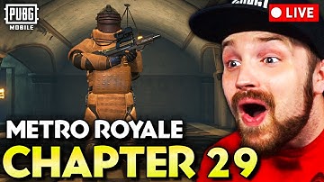 🔴METRO ROYALE NEW CHAPTER 29 LOOT GRIND | PUBG MOBILE LIVE