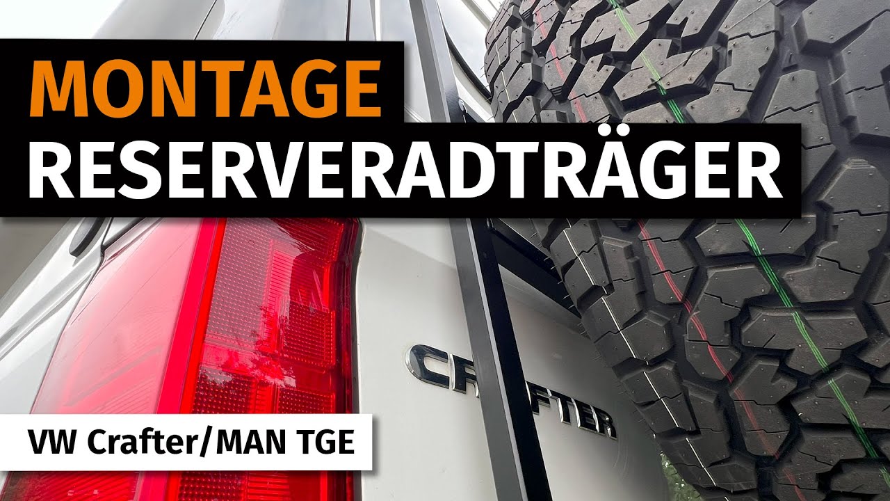 Reserverad clever montiert: ORYX HD-Träger für VW Crafter + MAN TGE