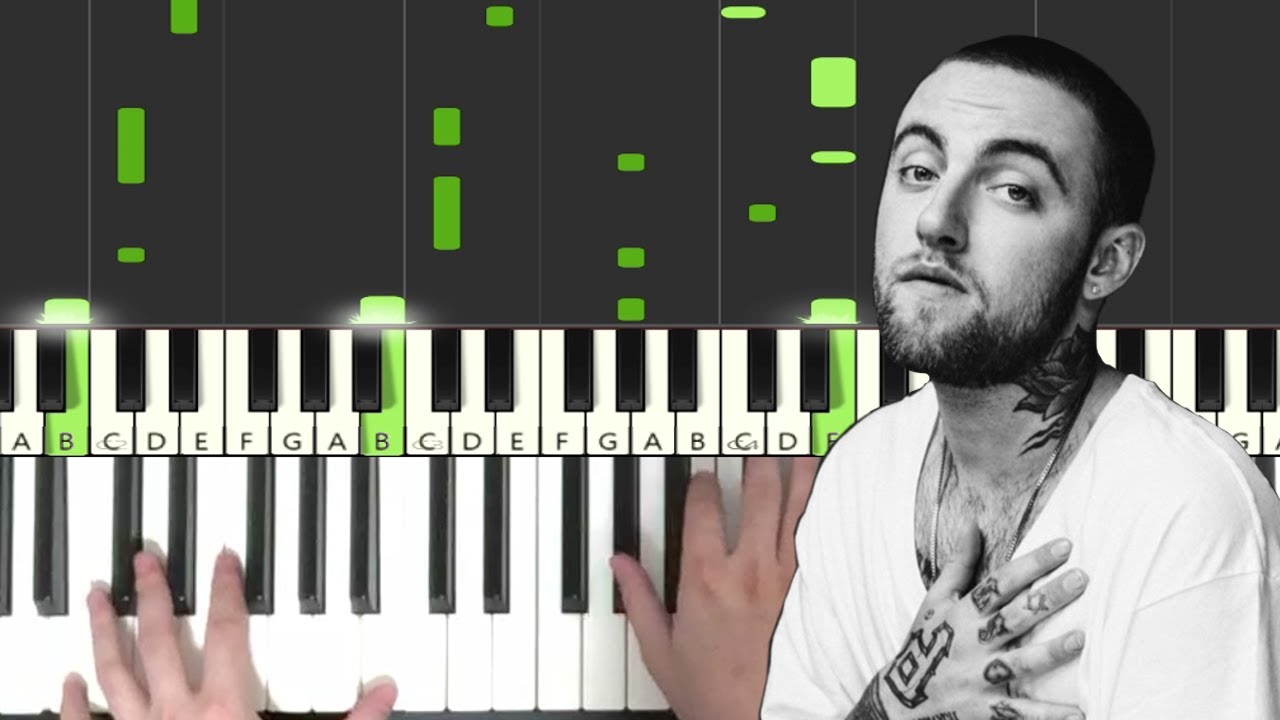 Mac Miller - Good News (Piano Tutorial Lesson) - YouTube