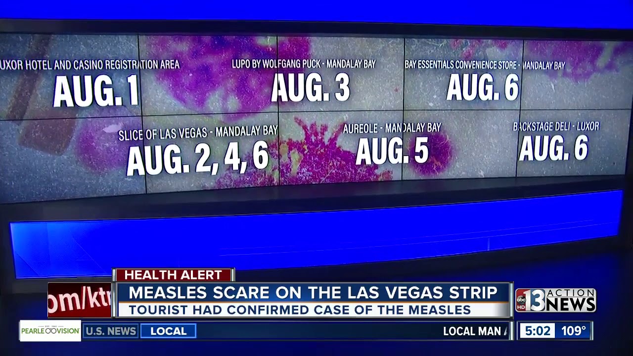 Measles scare on the Las Vegas Strip YouTube