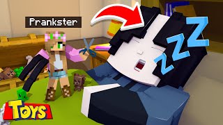 EVIL BROTHERS sleepover gets PRANKED in Minecraft