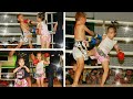 เรมินะเตะผู้ชายจนออกทีวีREMINA(Red) VS Thaikranuan1!Muay thai fight!ムエタイ!!