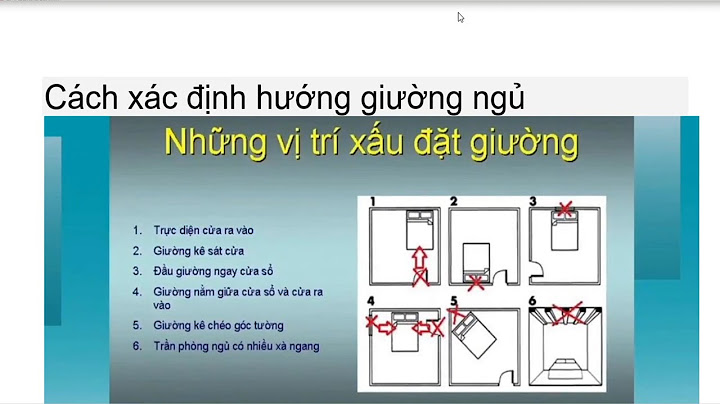 Hướng giường ngủ xác định như thế nào năm 2024