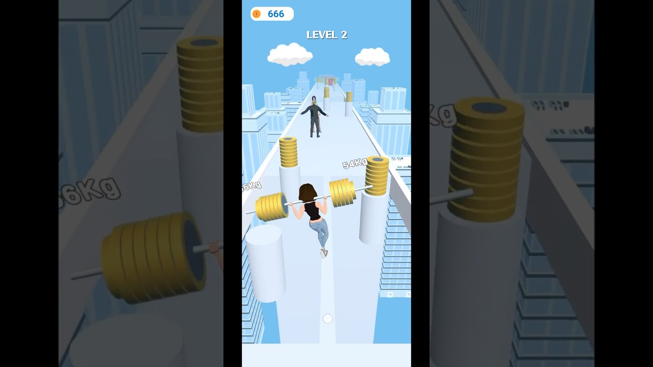 Weight Runner 🏃‍♀️💨👯‍♀️ 3D gameplay 