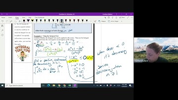 Calculus 10.4 Integral Test (Live Lesson)